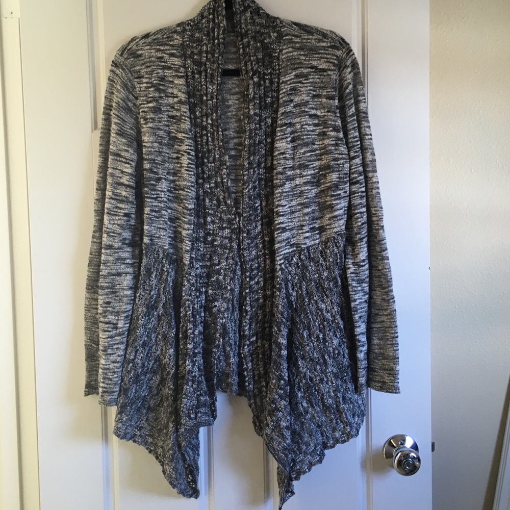 open weave sharkbite sweater